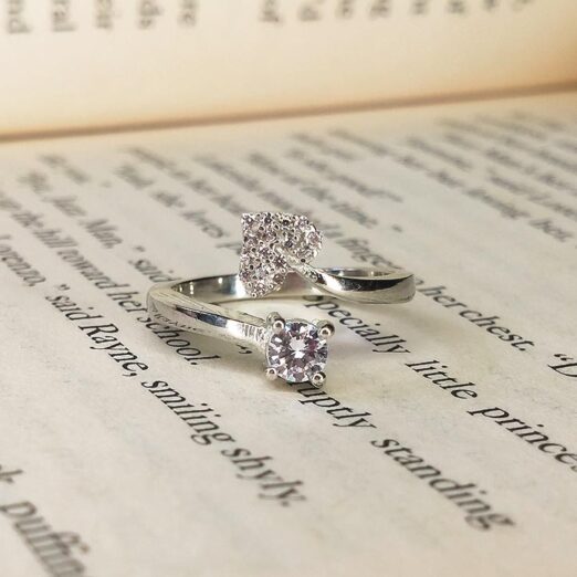 ring, girls ring, silver ring