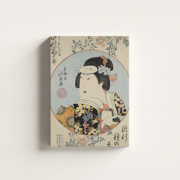 Japanese lady canvas
