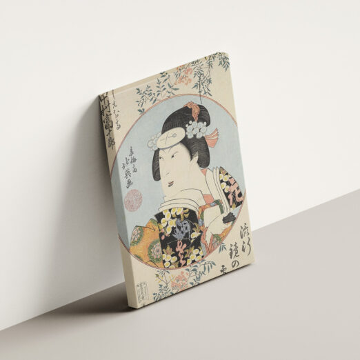 Japanese lady canvas